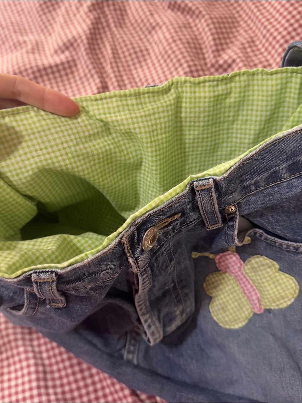 Y2K Inspired Reworked Jean Bag - Picture 8 of 9